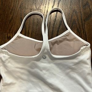 Lululemon white racerback top